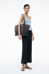 GETAWAY HAND-KNOTTED TOTE BAG | ESPRESSO