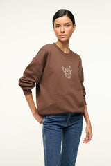 CUSTOM x C.BONZ OVERSIZED SWEATSHIRT | BROWN