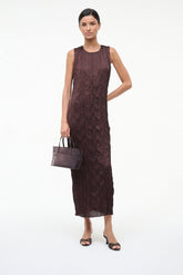 BRIGITTE LEATHER MULE | ESPRESSO KNOTTED