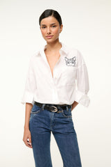 CUSTOM x C.BONZ CLASSIC OVERSIZED SHIRT | WHITE