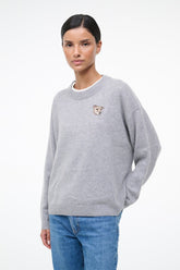 CUSTOM x C.BONZ SERRANO CASHMERE SWEATER | HEATHER GREY