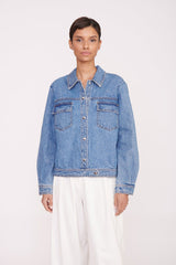 CUSTOM x C.BONZ OVERSIZED RYAN DENIM JACKET | MEDIUM WASH