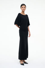 AMELIE SWEATER DRESS | BLACK