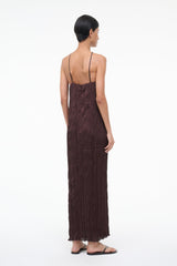 AKARI DRESS | EARTH PLISSE