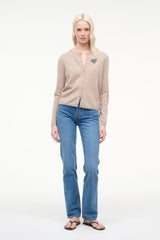 CUSTOM  x C.BONZ MIDNIGHT CASHMERE CARDIGAN | STONE