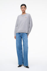CUSTOM  x C.BONZ SERRANO CASHMERE SWEATER | HEATHER GREY