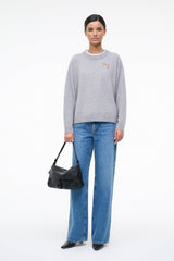 CUSTOM  x C.BONZ SERRANO CASHMERE SWEATER | HEATHER GREY