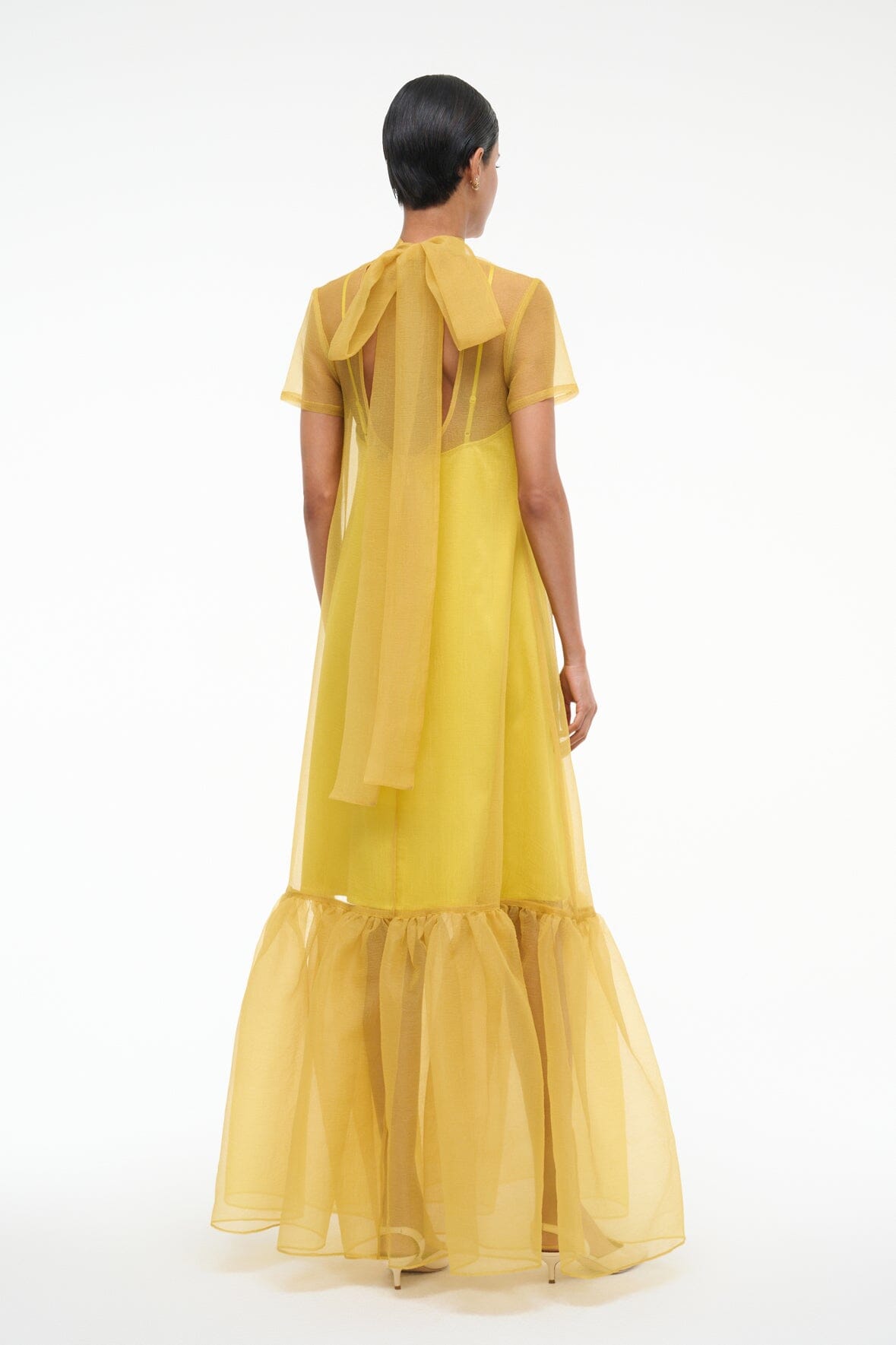 CALLUNA DRESS | CHARTREUSE