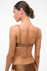 JO BALCONETTE BIKINI TOP | BRONZE
