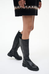 HENRY KNEE BOOT | BLACK