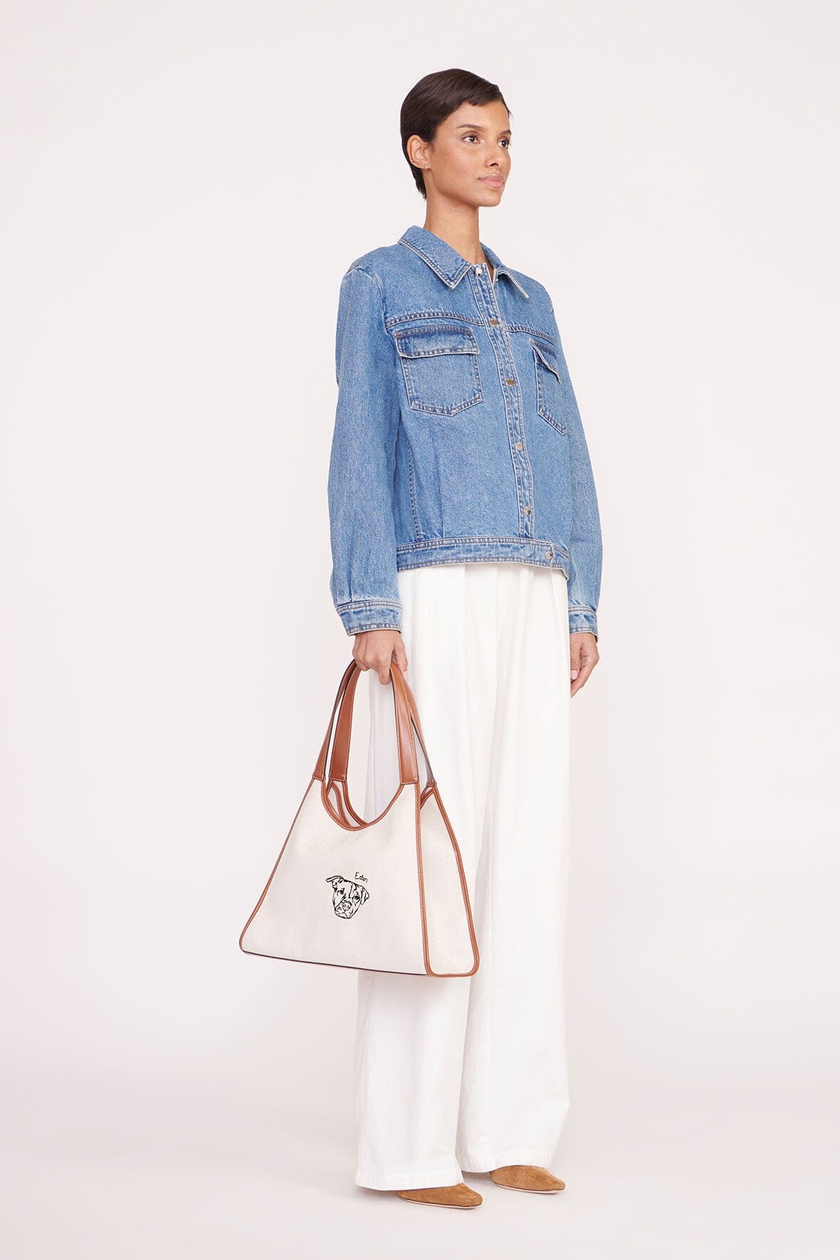 CUSTOM  x C.BONZ SOFT REY BAG | CREAM TAN